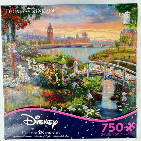 Disney Other - NWT Disney x Thomas Kinkade 750 Piece 101 Dalmatian Puzzle
